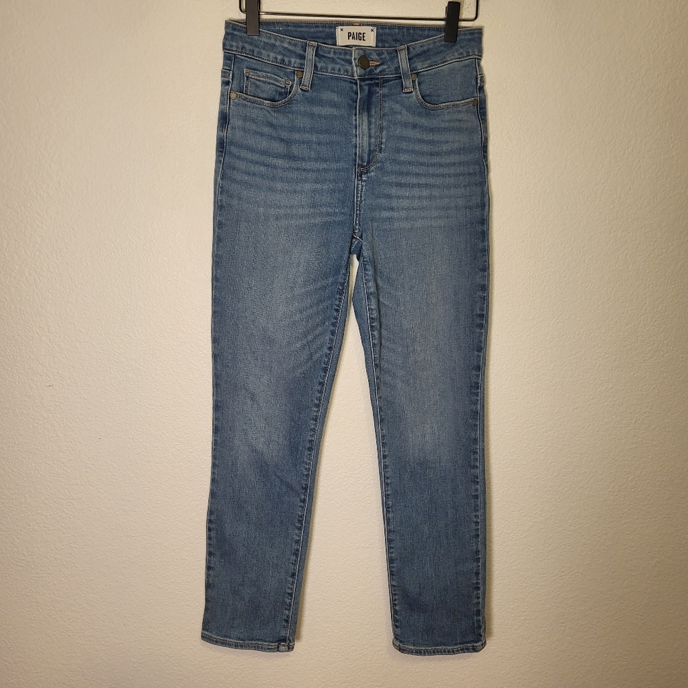 Paige Hoxton Ultra Slim Crop Jeans size 26 in Melrose Blue